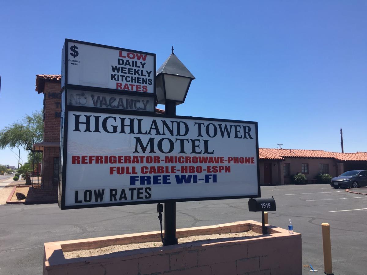Highland Tower Motel Tucson Esterno foto